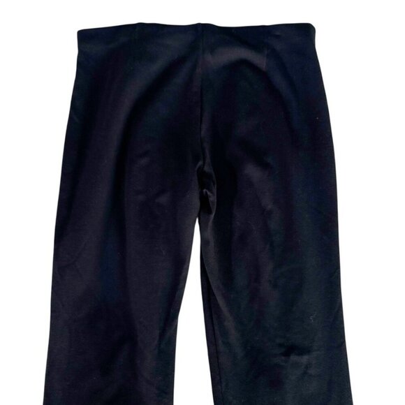 Eileen Fisher Women's Sz 10P or 10 Petite Black Elastic Waist Pull-On Pants - Picture 7 of 8